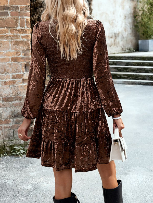 Velvety Baby Dress