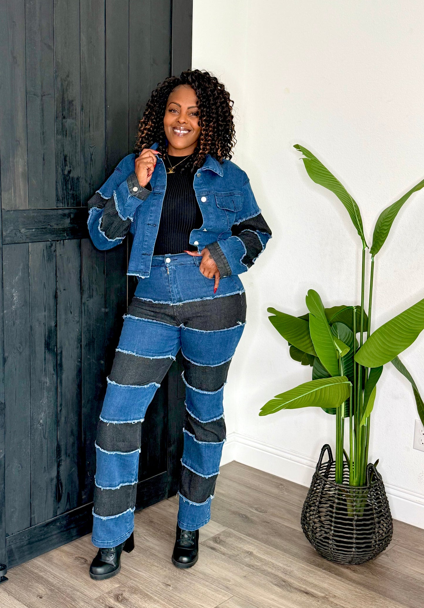 Denim Flow Set