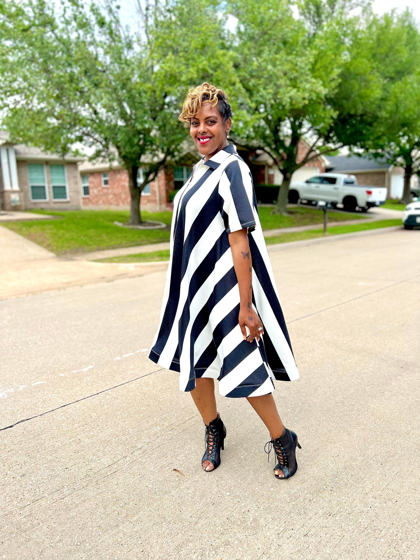 Stripe It Up Dress