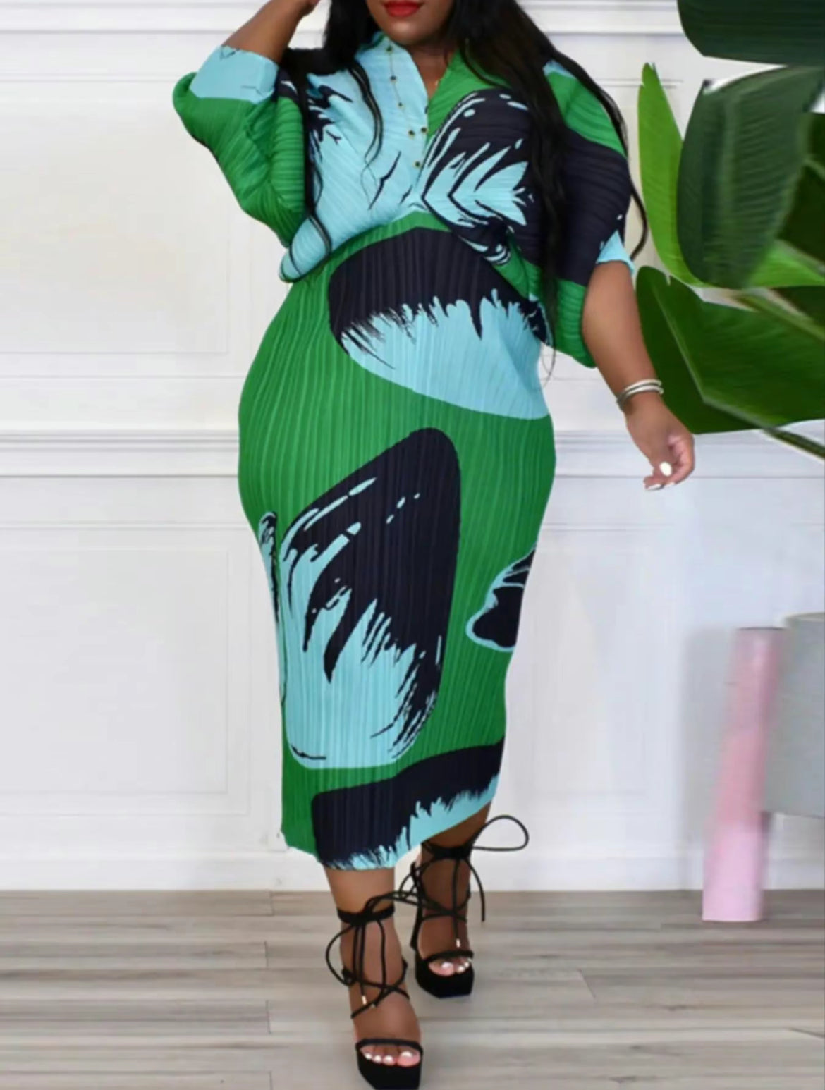 The Green Scene Dress