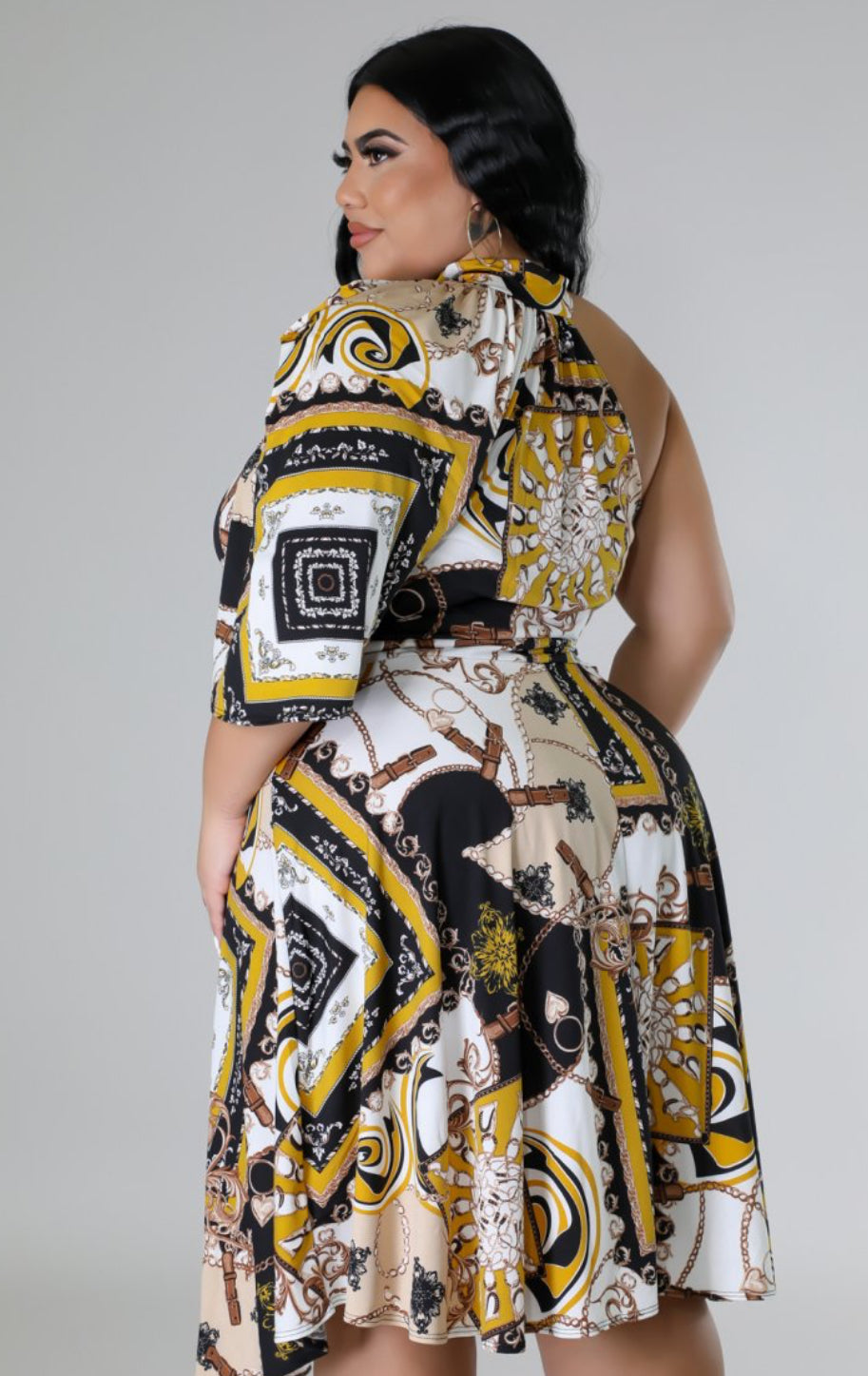Graphic Print Dress