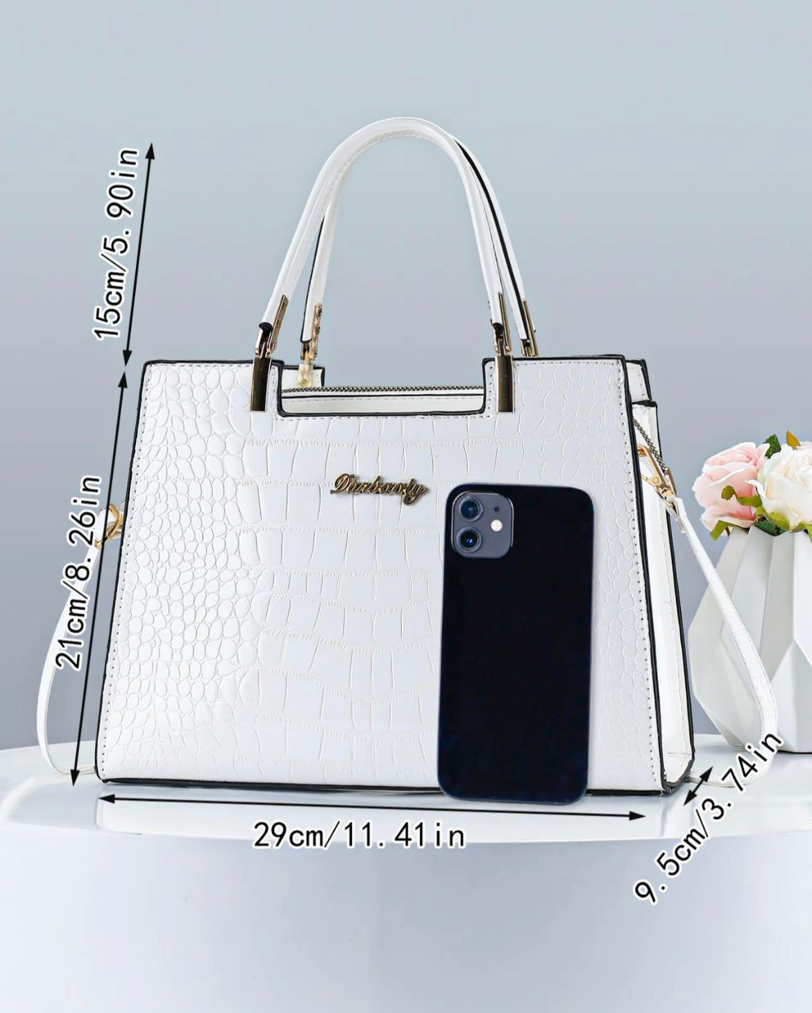 Crocodile Style Crossbody/Handbag