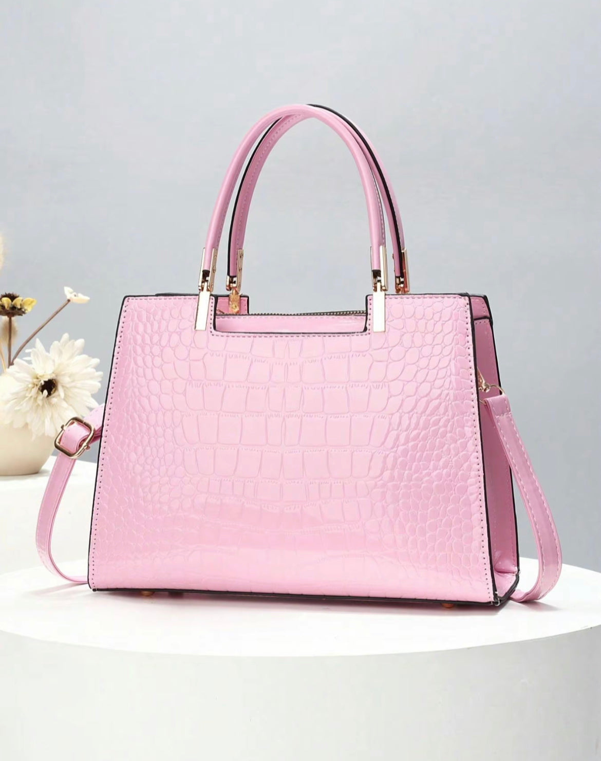 Crocodile Style Crossbody/Handbag