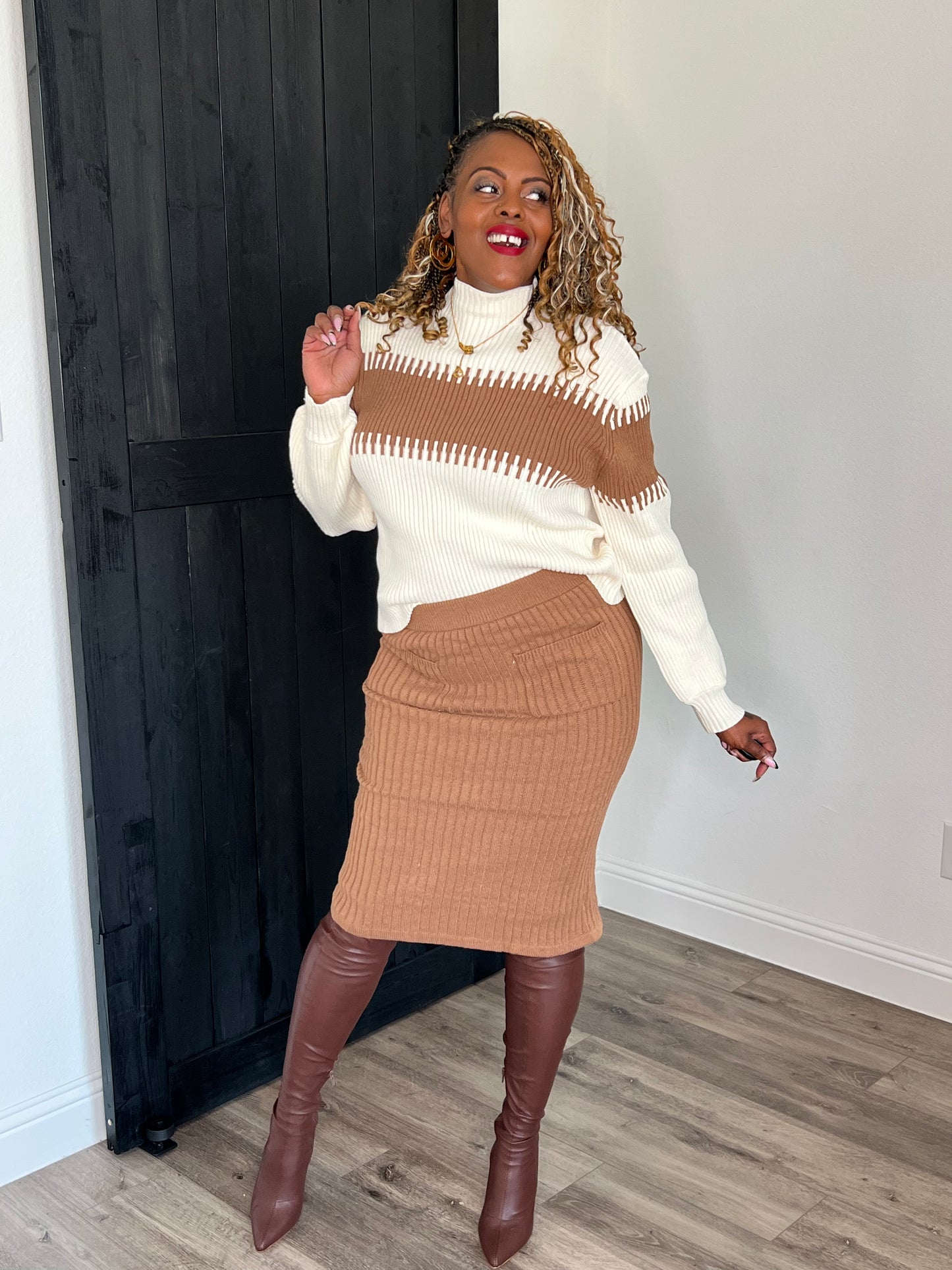 The Winter Slay Skirt Set