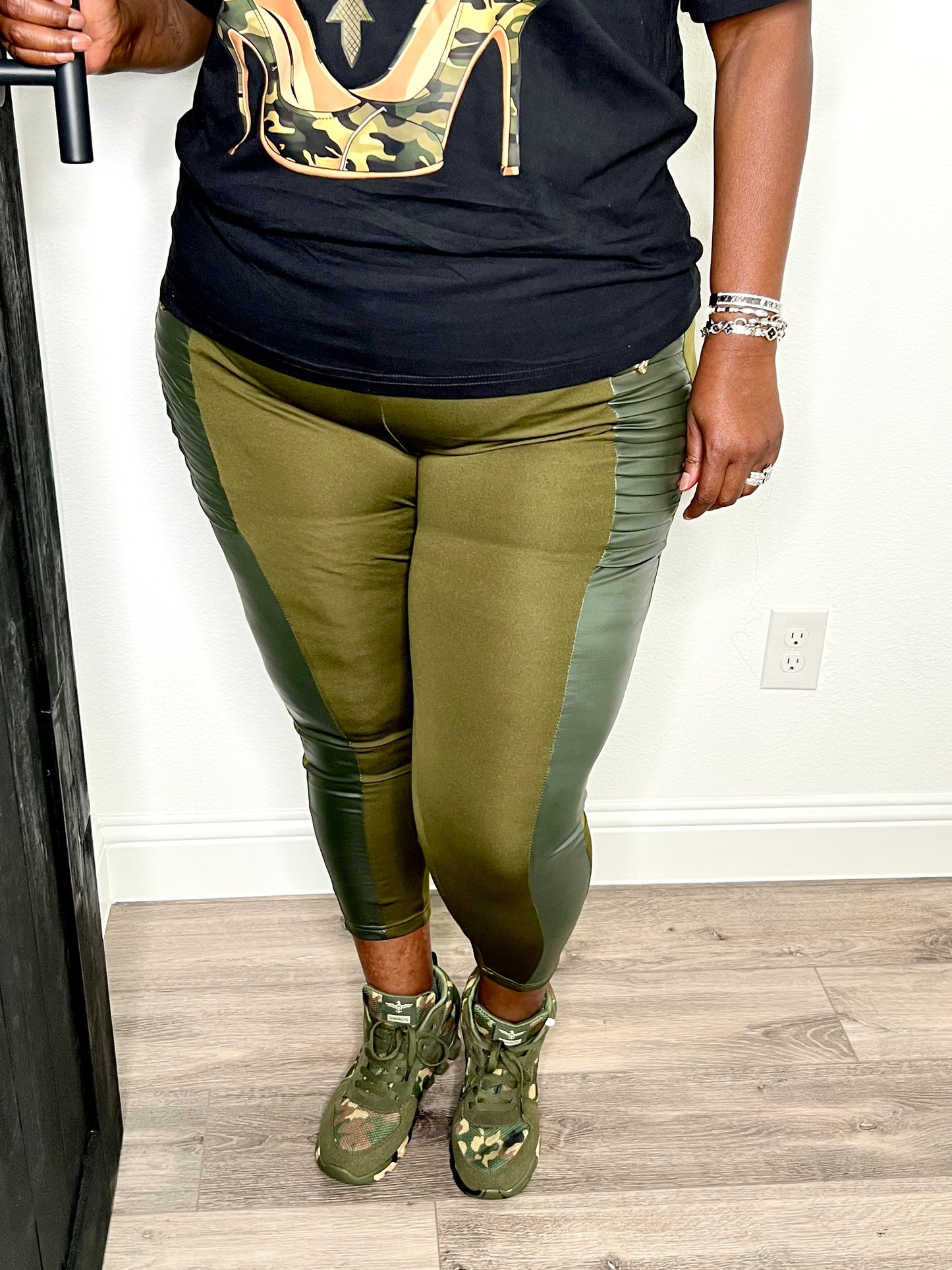 It's A Stretech Life Olive Pants