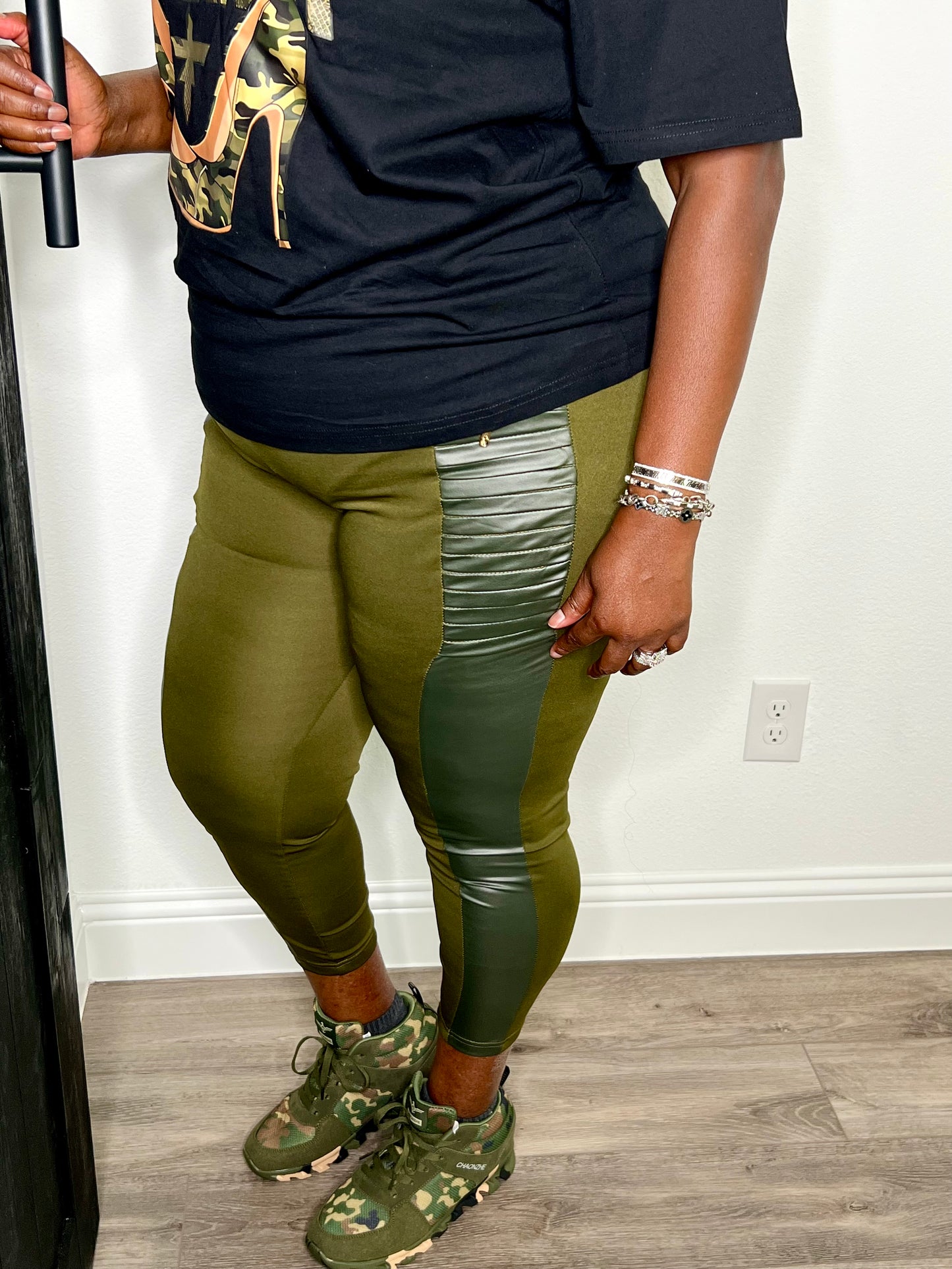 It's A Stretech Life Olive Pants