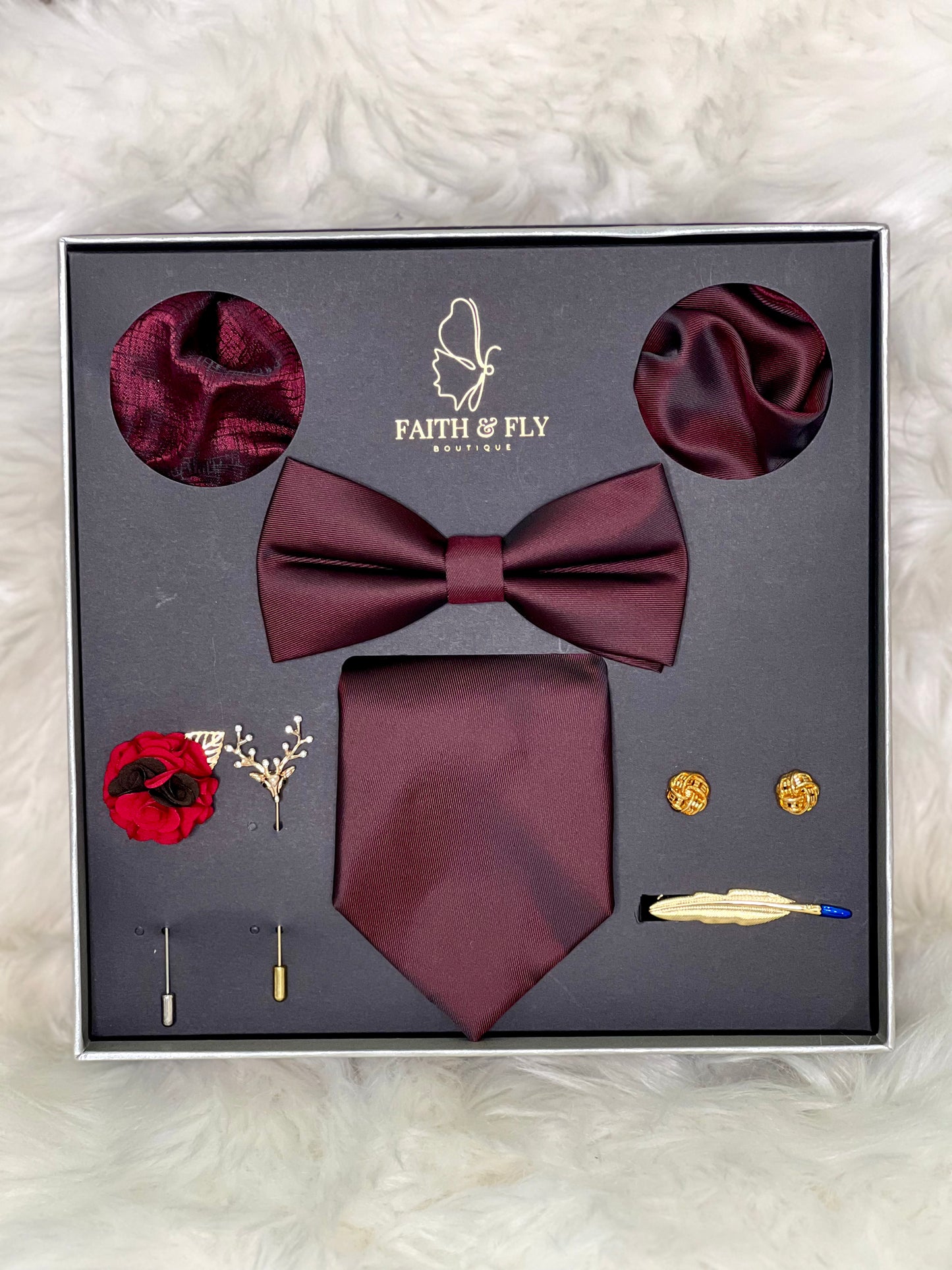Wine and Dance Tie Set