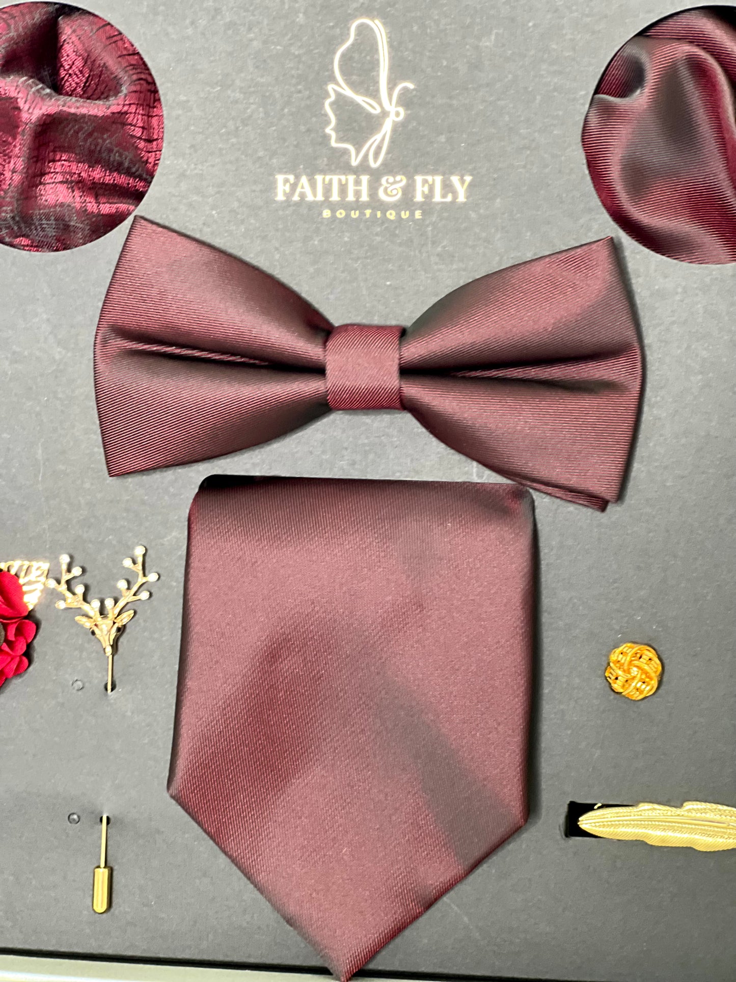 Wine and Dance Tie Set