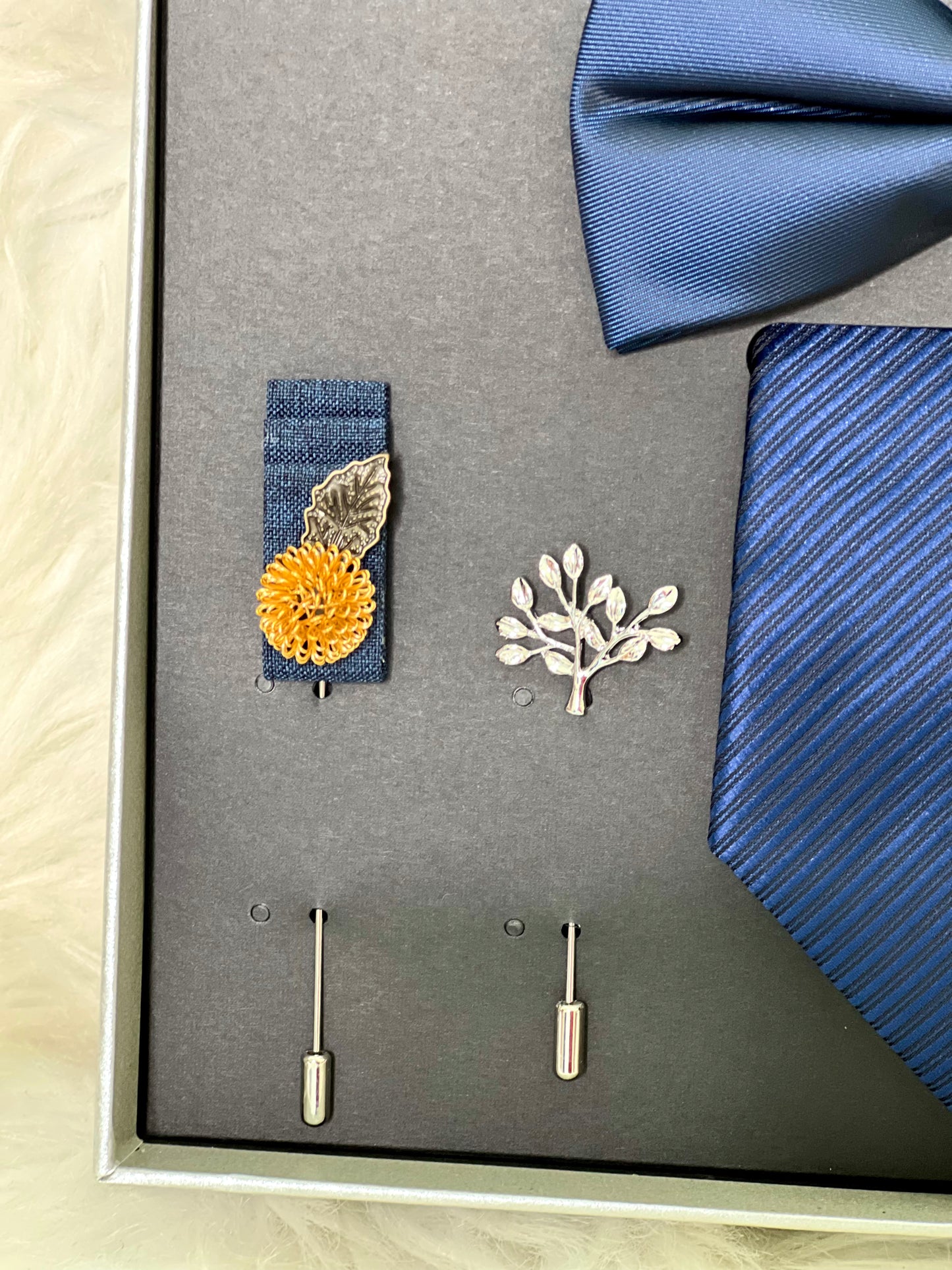 Blissful Blue Tie Set