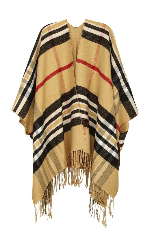 Cover Me Up Fringe Poncho