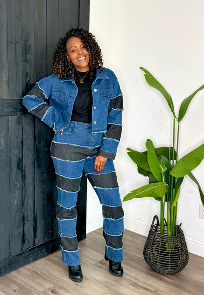 Denim Flow Set