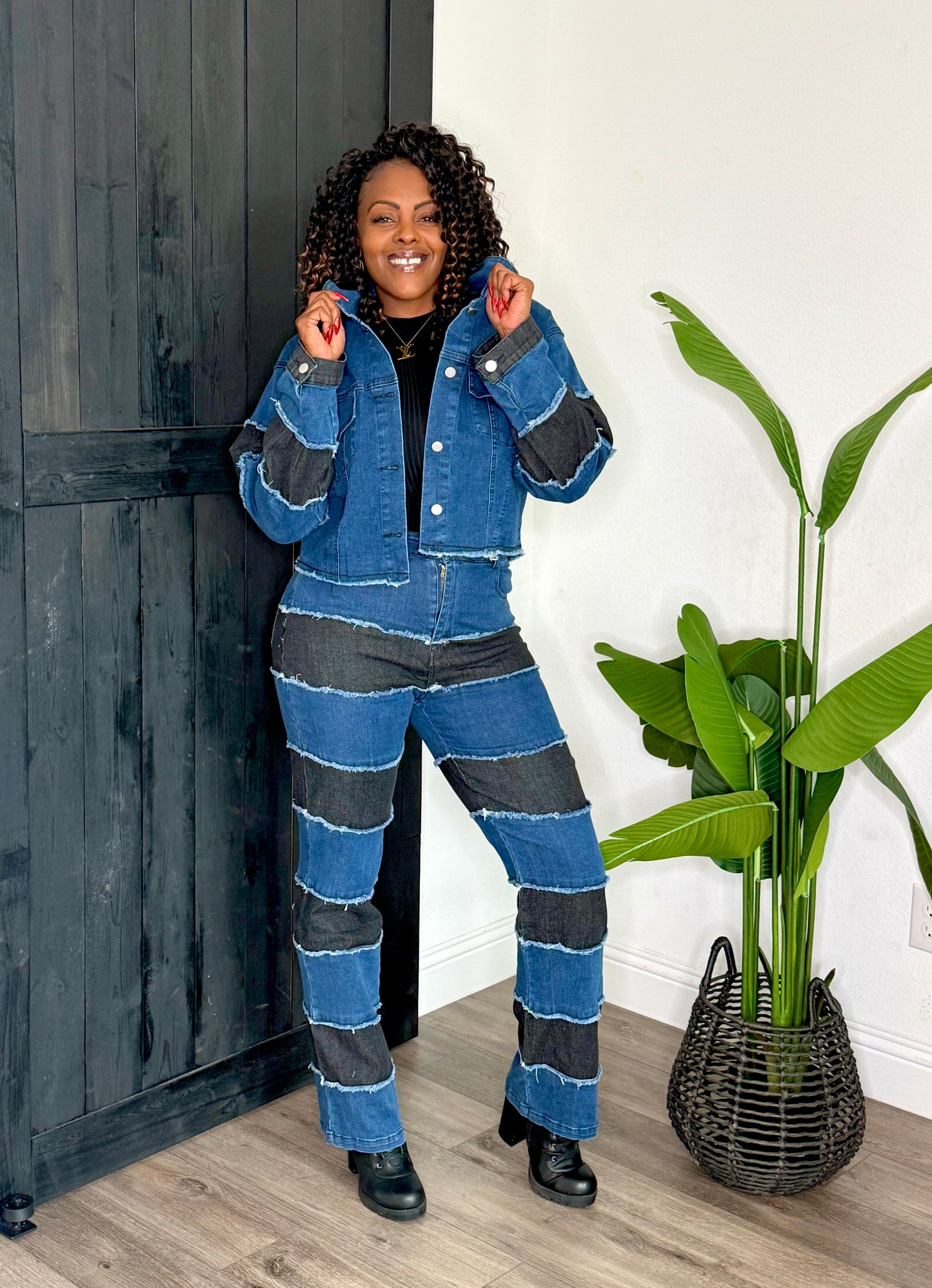 Denim Flow Set
