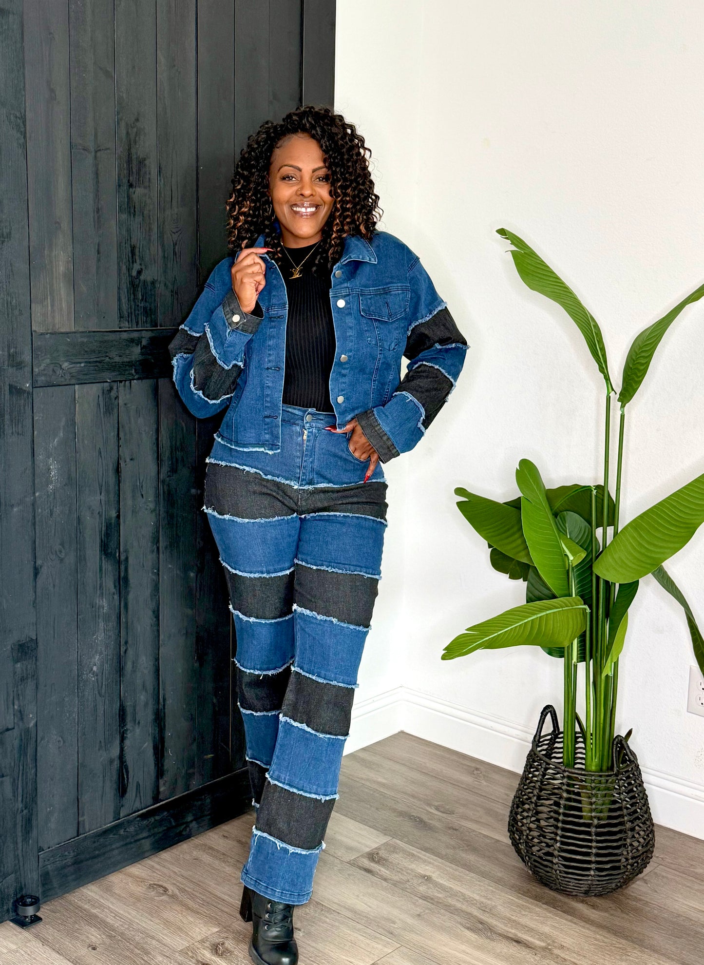Denim Flow Set