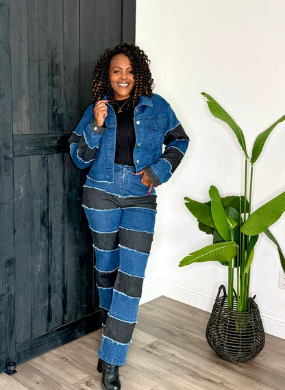 Denim Flow Set